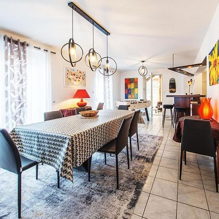 La Coquette ! Maison Au Coeur De La Bresse Avec Veranda Barbecue Garage Baby-Foot Et Barre De Son מראה חיצוני תמונה